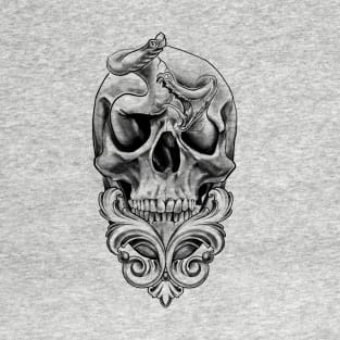 Skull and snakes T-Shirt